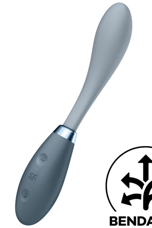 SATISFYER – G-SPOT FLEX 3 MULTI VIBRADOR GRIS