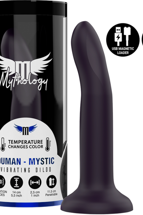 MYTHOLOGY DUMAN MYSTIC DILDO S – VIBRADOR COMPATIBLE CON WATCHME WIRELESS TECHNOLOGY