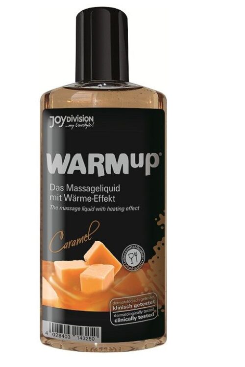 JOYDIVISION WARMUP – ACEITE DE MASAJE EFECTO CALOR CARAMELO 150ML