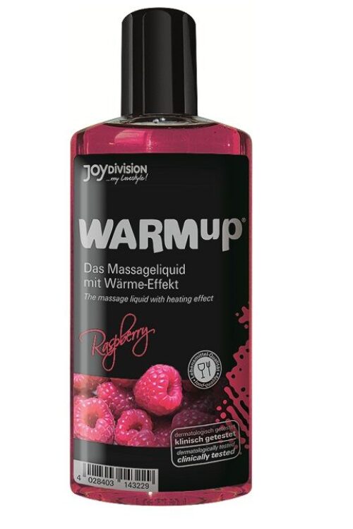 JOYDIVISION WARMUP – ACEITE DE MASAJE EFECTO CALOR FRAMBUESA 150ML