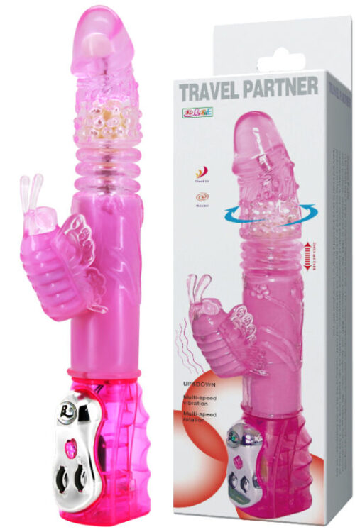 BAILE – TRAVEL PARTNER ROTADOR UP & DOWN RABBIT ROSA