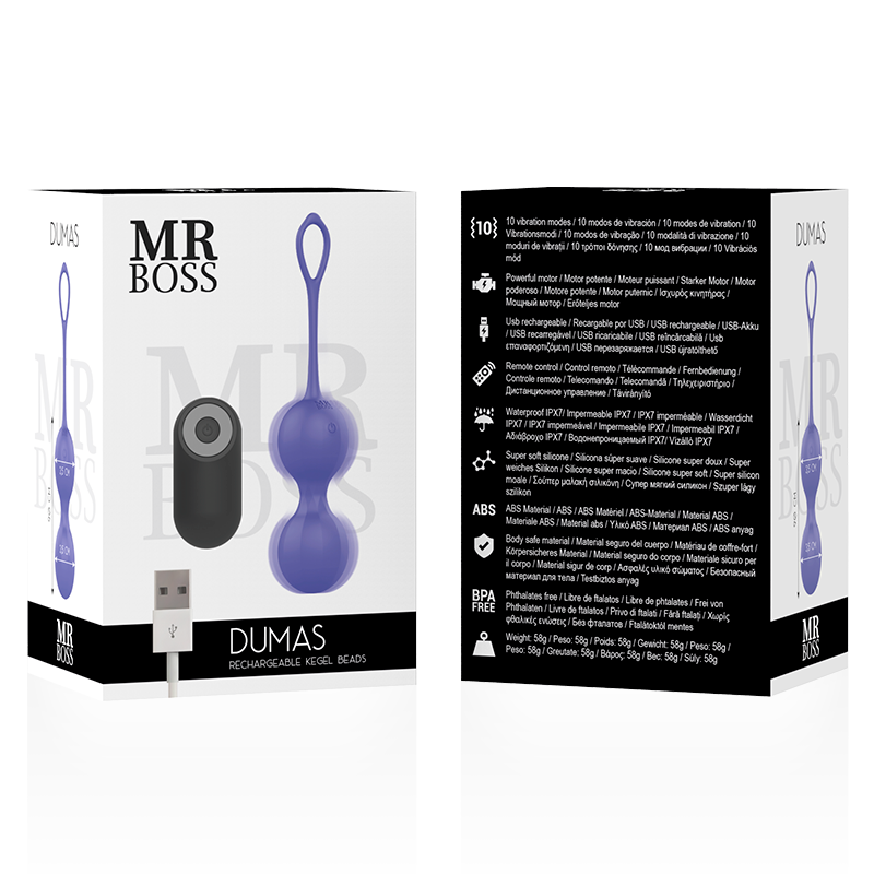 MR BOSS - DUMAS KEGEL BOLAS VIBRADORAS CONTROL REMOTO - Imagen 2