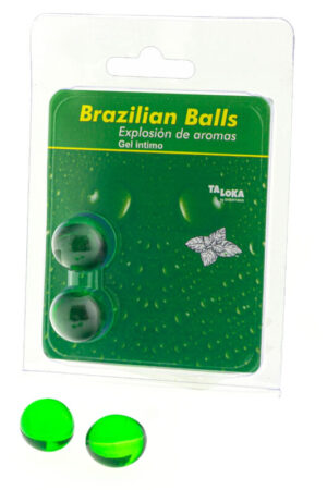 TALOKA - BRAZILIAN BALLS GEL ÍNTIMO MENTA 2 BOLAS