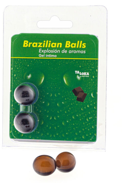 TALOKA – BRAZILIAN BALLS GEL ÍNTIMO CHOCOLATE 2 BOLAS