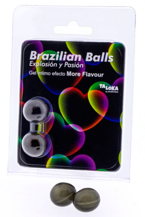 TALOKA – BRAZILIAN BALLS GEL EXCITANTE EFECTO MORE FLAVOUR 2 BOLAS