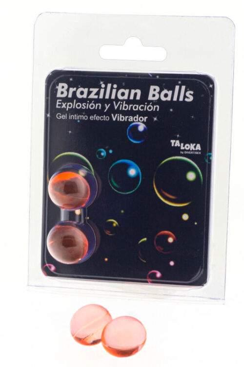 TALOKA – BRAZILIAN BALLS GEL EXCITANTE EFECTO VIBRACIÓN 2 BOLAS