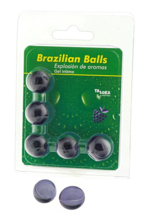 TALOKA – BRAZILIAN BALLS GEL ÍNTIMO FRUTAS DEL BOSQUE 5 BOLAS