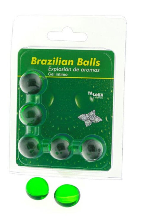 TALOKA – BRAZILIAN BALLS GEL ÍNTIMO MENTA 5 BOLAS
