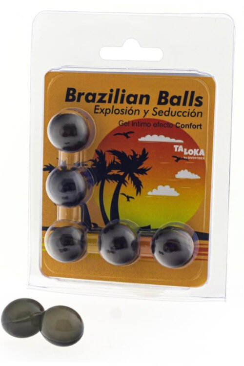 TALOKA – BRAZILIAN BALLS GEL EXCITANTE EFECTO CONFORT 5 BOLAS