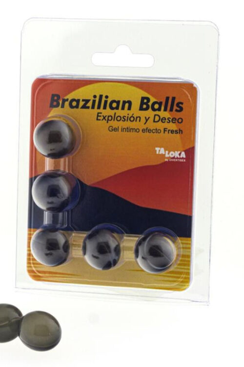 TALOKA – BRAZILIAN BALLS GEL EXCITANTE EFECTO FRESCOR 5 BOLAS