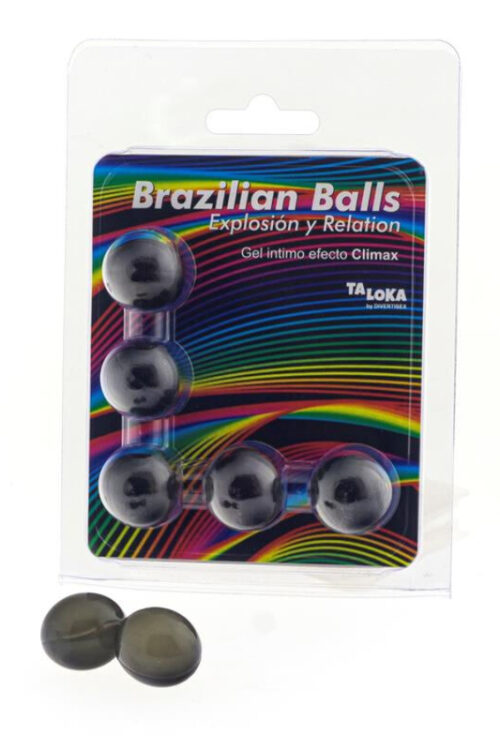 TALOKA – BRAZILIAN BALLS GEL EXCITANTE EFECTO CLIMAX 5 BOLAS