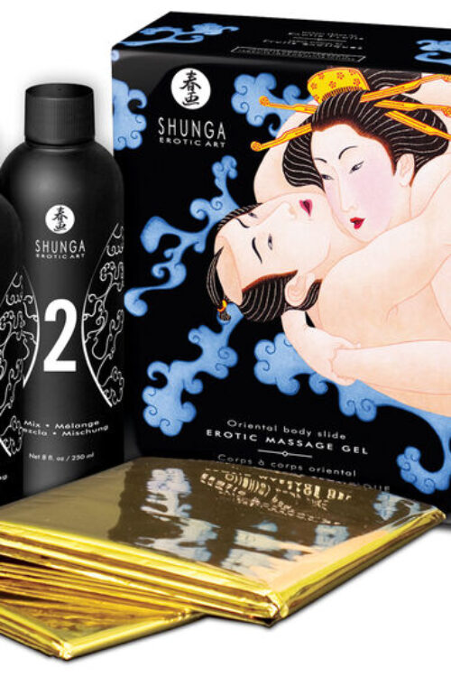 SHUNGA – GEL DE MASAJE ERÓTICO CUERPO A CUERPO ORIENTAL FRUTAS EXÓTICAS