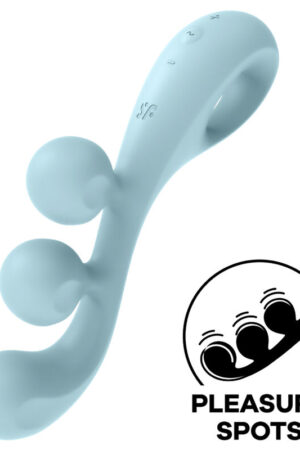 SATISFYER - TRI BALL 2 MULTI VIBRADOR AZUL