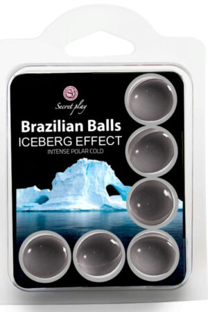 SECRET PLAY SET 6 BRAZILIAN BALLS EFECTO ICEBERG