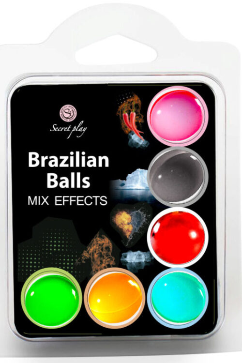 SECRET PLAY SET 6 BRAZILIAN BALLS MIX EFECTOS