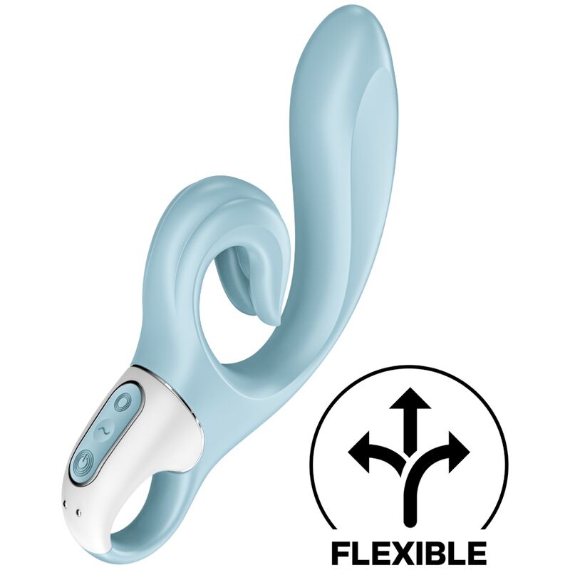SATISFYER - LOVE ME VIBRADOR RABBIT ROJO - Imagen 2