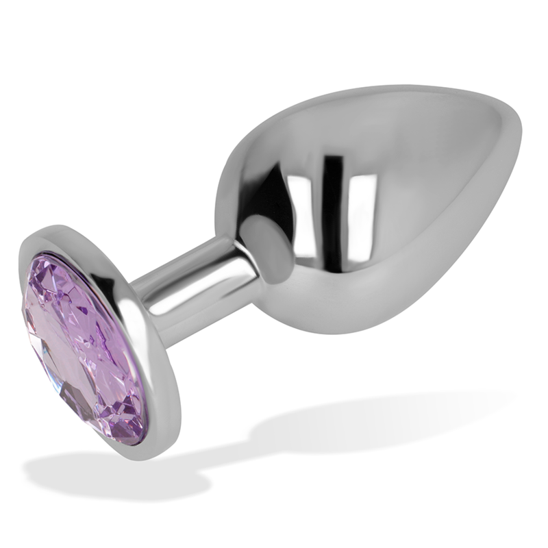 OHMAMA – PLUG ANAL CON CRISTAL VIOLETA 8 CM
