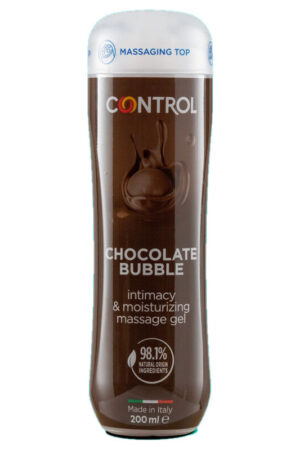 CONTROL - GEL DE MASAJE 3 EN 1 CHOCOLATE BUBBLE 200 ML