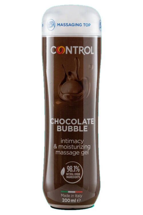 CONTROL – GEL DE MASAJE 3 EN 1 CHOCOLATE BUBBLE 200 ML