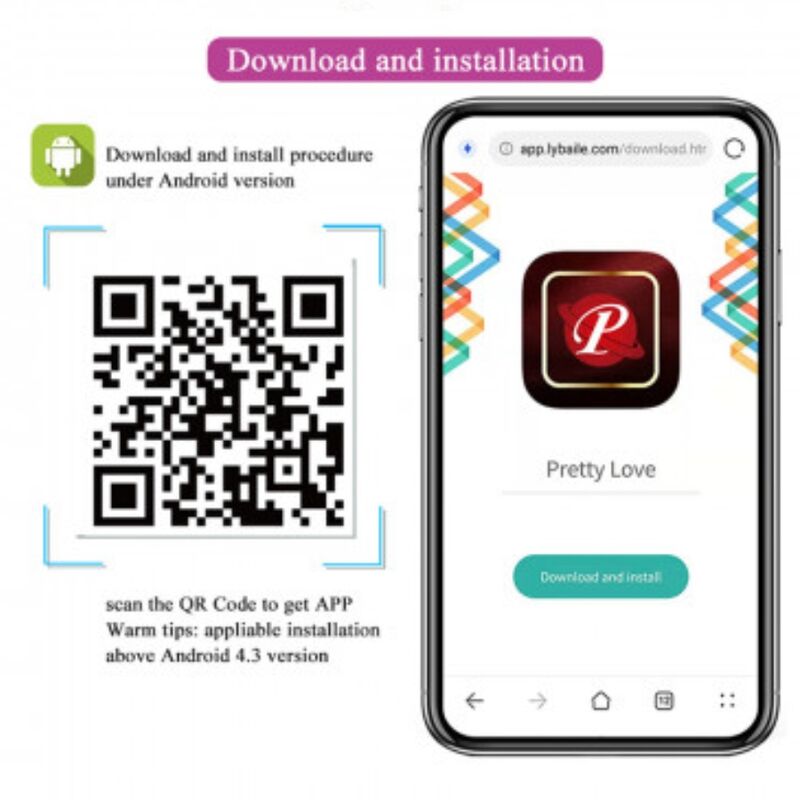 PRETTY LOVE - CATALINA MASAJEADOR FREE APP LILA - Imagen 4