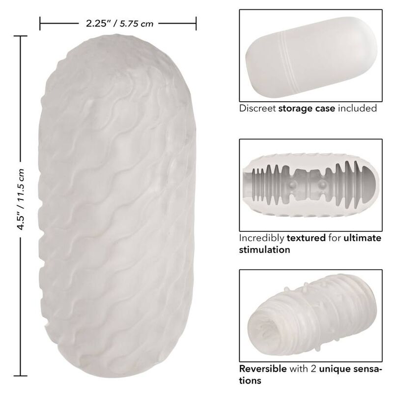 CALEXOTICS - REVERSIBLE RIBBED STROKER - Imagen 4