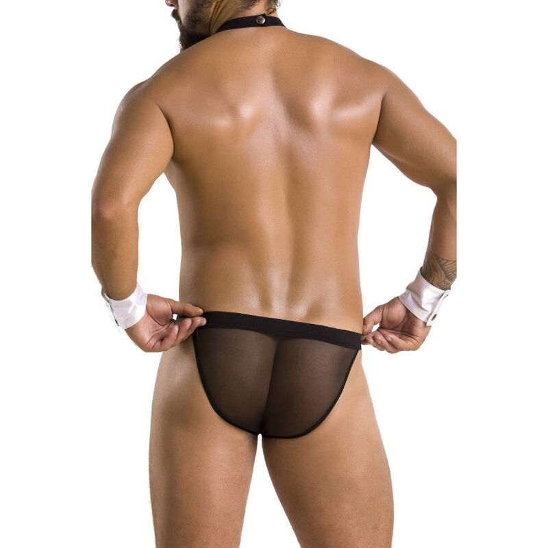 PASSION - 036 SLIP ALFROJO NEGRO S/M - Imagen 2