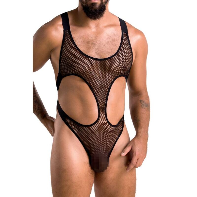 PASSION - 040 BODY LEON NEGRO L/XL - Imagen 5