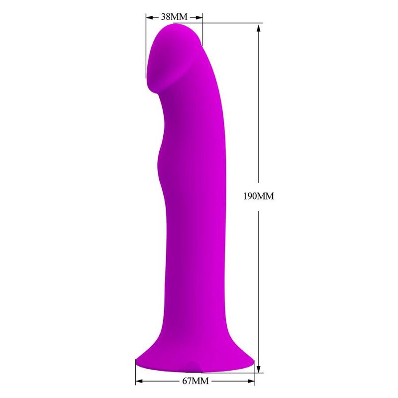 PRETTY LOVE - MURRAY VIBRADOR Y ESTIMULADOR PUNTO G MORADO - Imagen 7