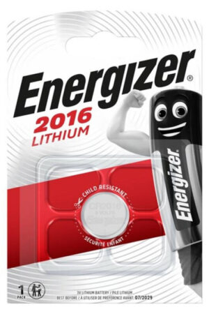 ENERGIZER - PILA BOTON LITIO CR2016 3V BLISTER*1