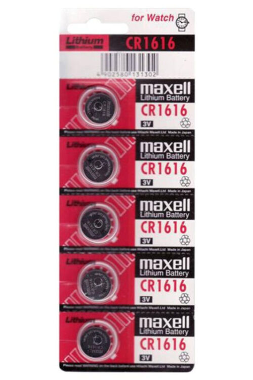 MAXELL – PILA BOTON LITIO CR1616 3V BLISTER*5
