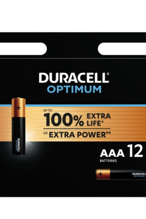 DURACELL – OPTIMUM 200 PILA ALCALINA AAA LR03 BLISTER*12