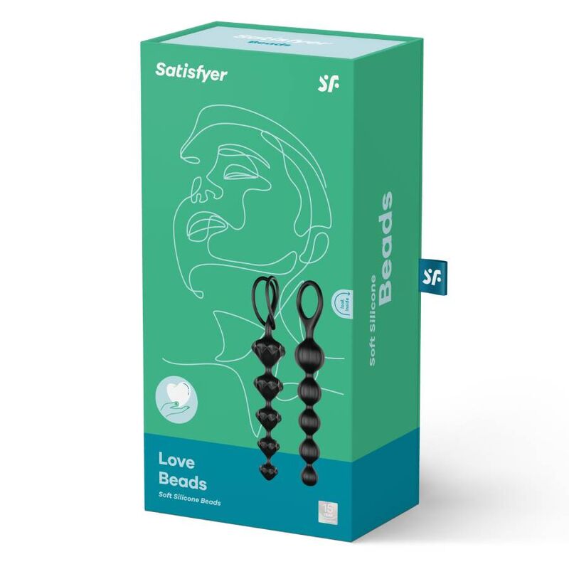 SATISFYER - LOVE BEADS NEGRO - Imagen 2