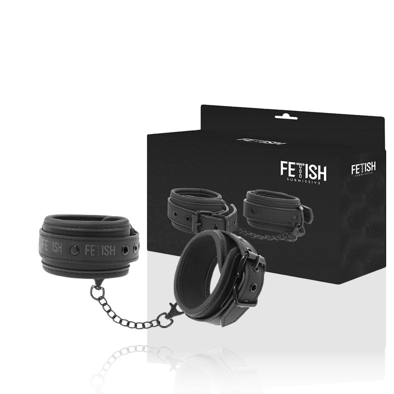 FETISH SUBMISSIVE - ESPOSAS TOBILLOS CUERO VEGANO CON FORRO DE NEOPRENO - Imagen 4