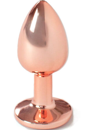 SECRETPLAY - METAL BUTT PLUG ORO ROSA TALLA S 7 CM