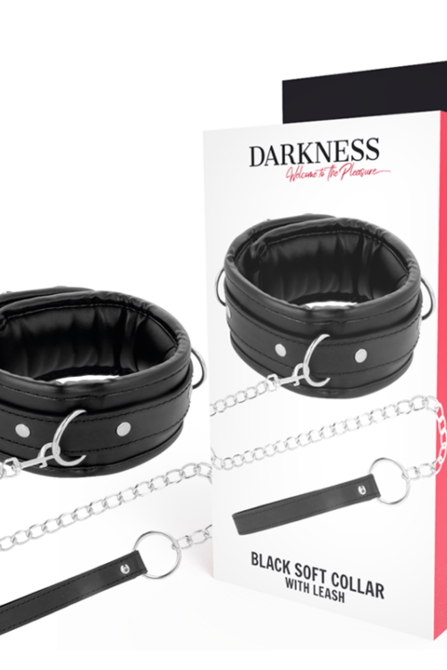 DARKNESS – COLLAR CON CADENA SOFT LEATHER