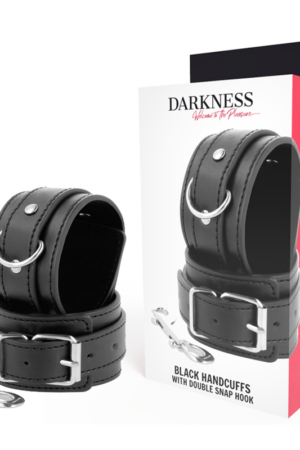 DARKNESS - ESPOSAS AJUSTABLES NEGRO CON DOBLE CINTA REFUERZO