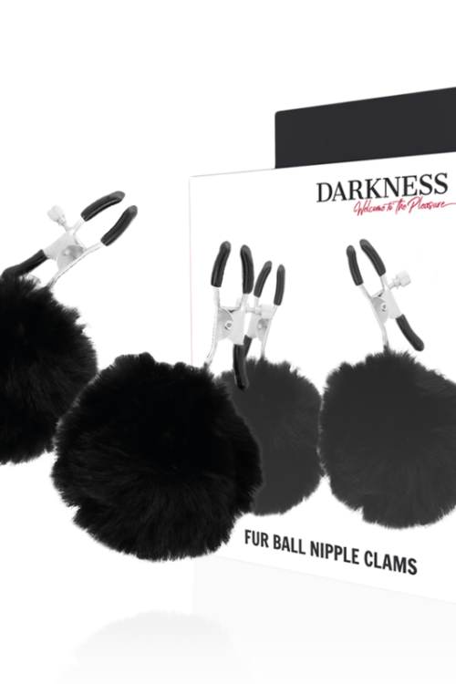 DARKNESS – PINZAS PARA PEZONES CON POMPONES 1