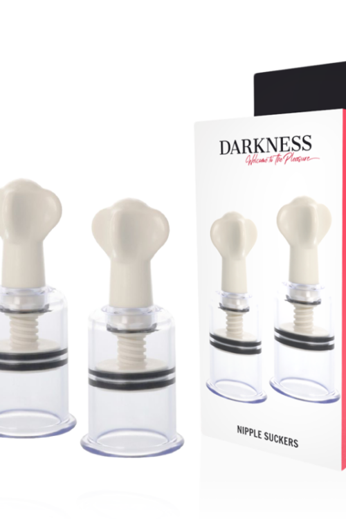 DARKNESS – SUCCIONADOR PEZONES TRANSPARENTE 3.1 CM DIÁMETRO