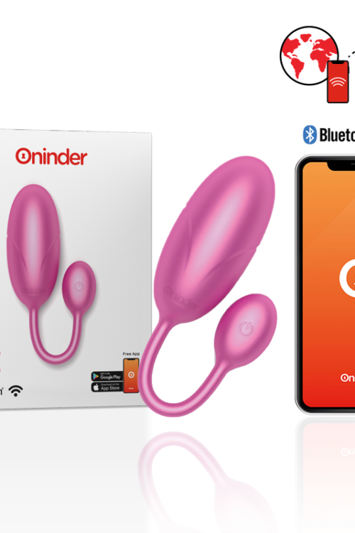 ONINDER – TOKYO HUEVO VIBRADOR ROSA 7.5 X 3.2 CM – APP GRATUITA