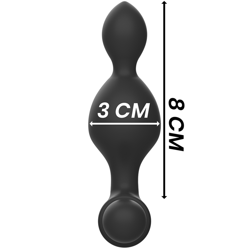 BLACK&SILVER - TUCKER PEQUEÑO PLUG ANAL SILICONA CONTROL REMOTO - Imagen 3