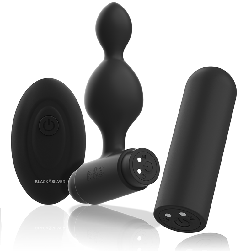 BLACK&SILVER - TUCKER PEQUEÑO PLUG ANAL SILICONA CONTROL REMOTO - Imagen 6