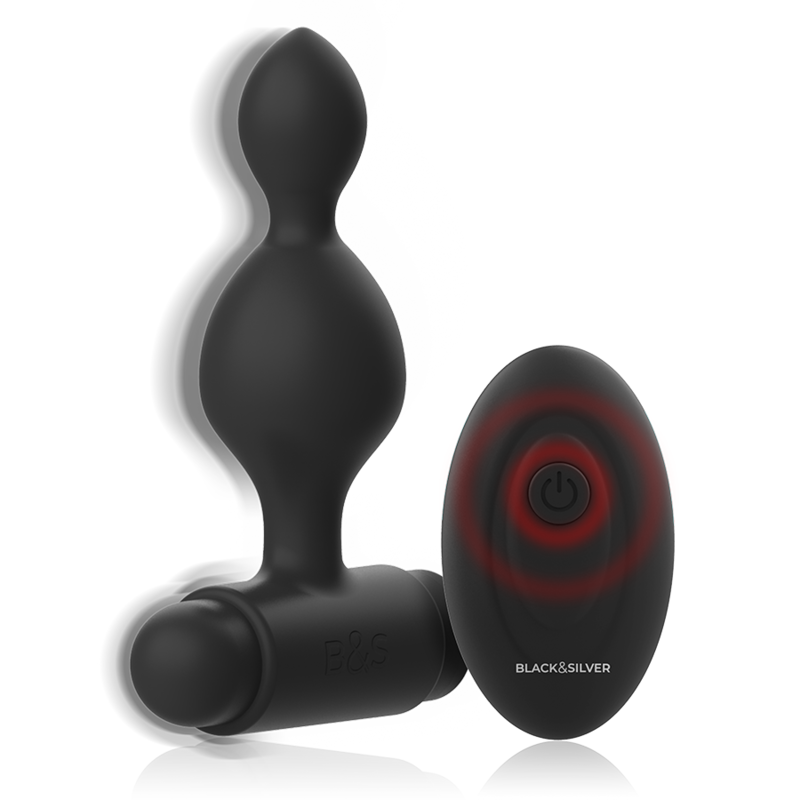 BLACK&SILVER - TUCKER PEQUEÑO PLUG ANAL SILICONA CONTROL REMOTO - Imagen 4