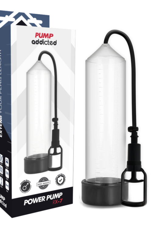 PUMP ADDICTED – BOMBA ERECCIÓN RX7 TRANSPARENTE