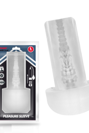 PUMP ADDICTED - PLEASURE SLEEVE MASTUBADOR TALLA L