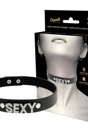 COQUETTE CHIC DESIRE - CHOKER CUERO VEGANO SEXY