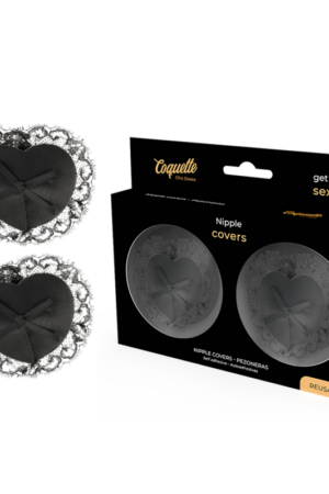 COQUETTE CHIC DESIRE - CUBRE PEZONES LACE NEGRO