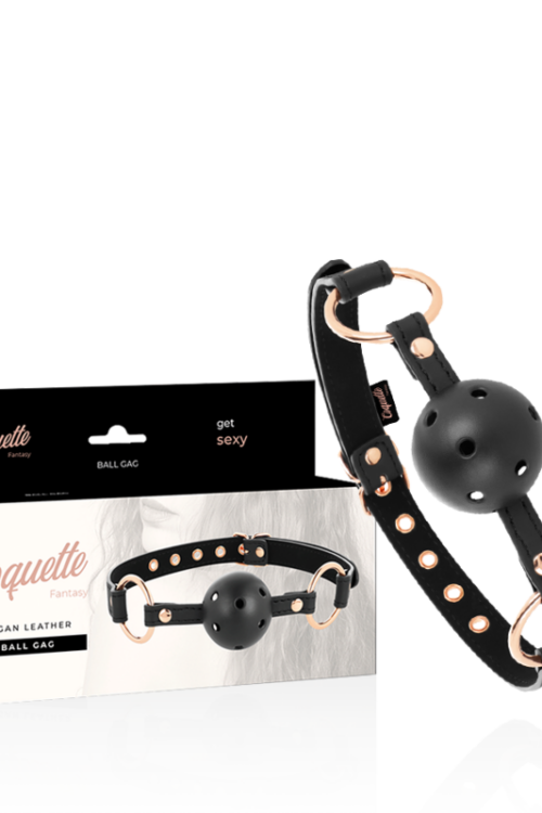 COQUETTE CHIC DESIRE – FANTASY MORDAZA TRANSPIRABLE CUERO VEGANO