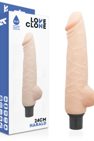 LOVECLONE - HARALD VIBRADOR REALÍSTICO SELF LUBRICATION 24 CM -O- 4 CM