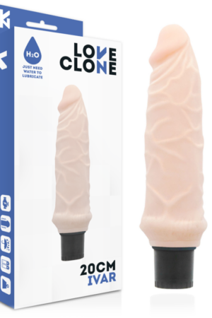 LOVECLONE - IVAR VIBRADOR REALÍSTICO SELF LUBRICATION 20 CM -O- 3.7 CM