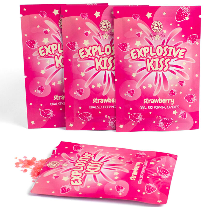 SECRETPLAY - CARAMELOS EXPLOSIVOS FRESA - Imagen 5